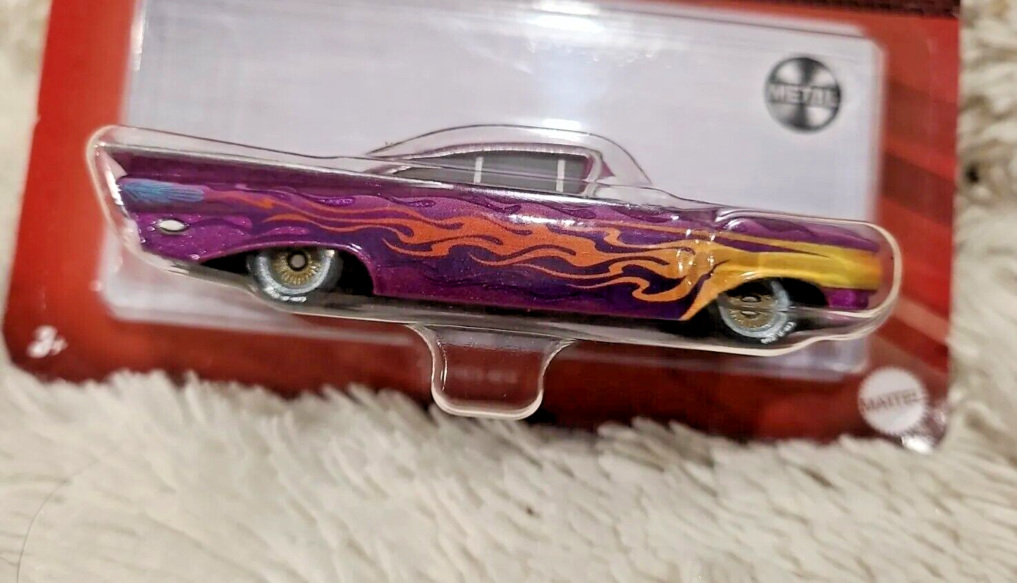 Disney Pixar Cars RAMONE New Version 2023 Metal Series Purple Flames Low Rider - Image 2