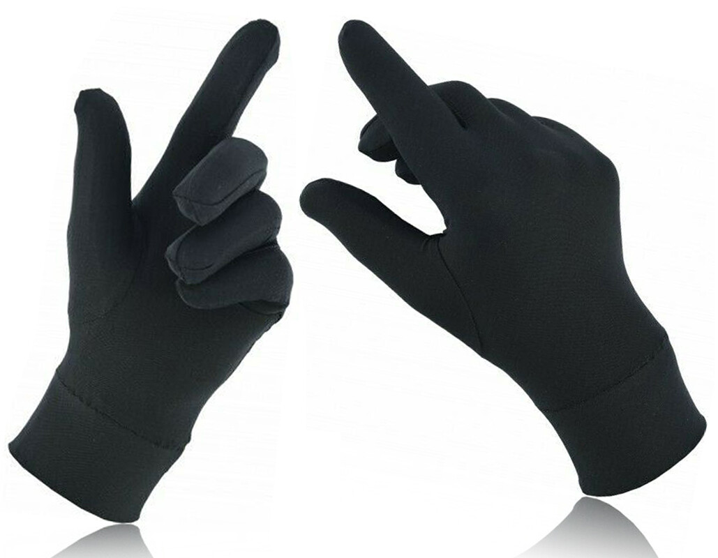 Lycra Silk Liner Thin Gloves Thermal Ski Inner Walking Cycling Motorbike - Image 4