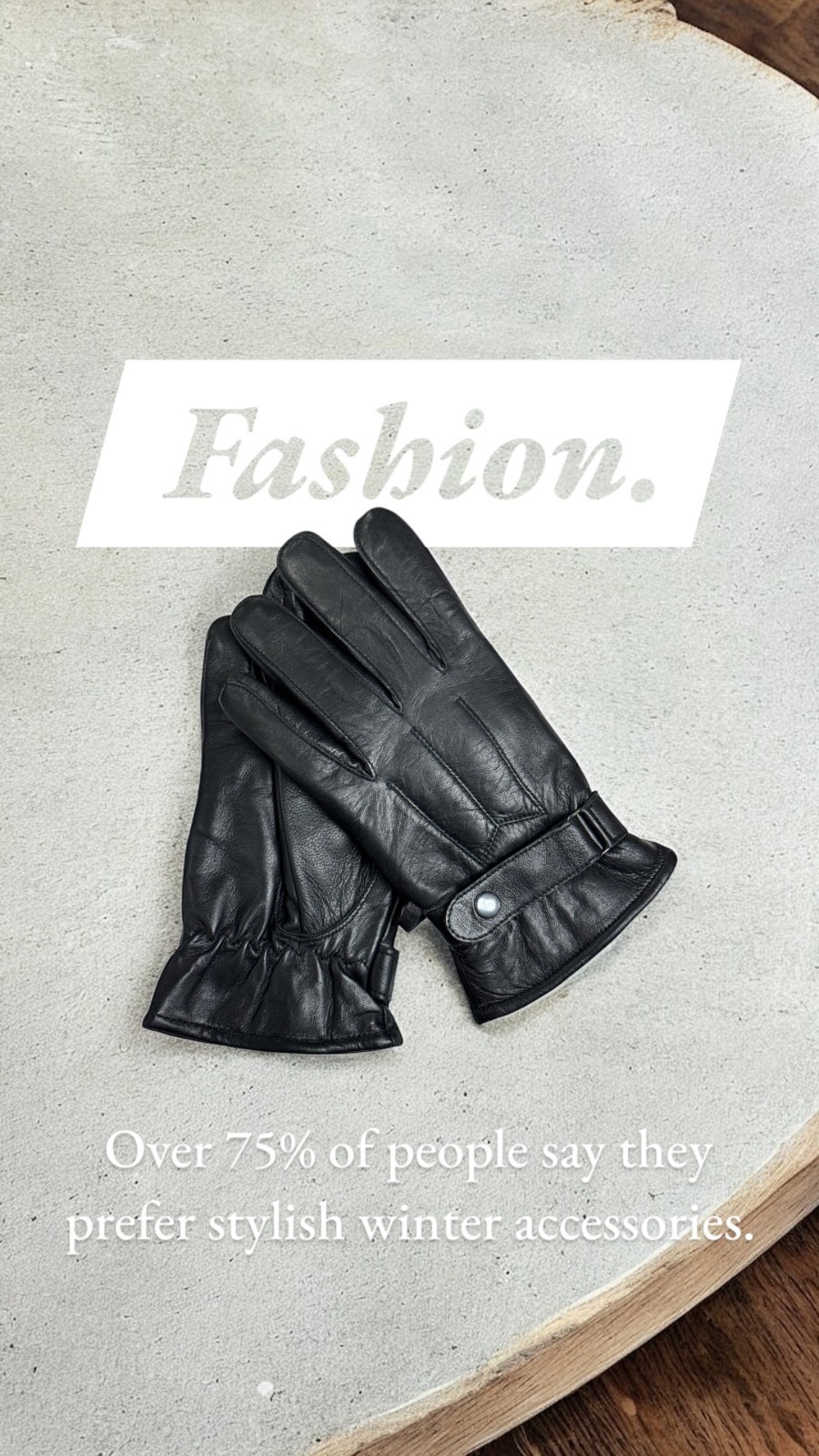 Men’s Winter Leather Gloves – Genuine Soft Leather Dress Gloves for Cold Weather - Image 2