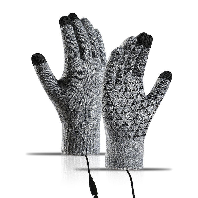 Heated Gloves Electric Rechargeable Battery Hand Warm Windproof Thermal Winter - Image 3