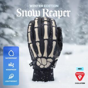 Snow Reaper Waterproof Tactical Gloves – Winter Insulated, Windproof, Outdoor