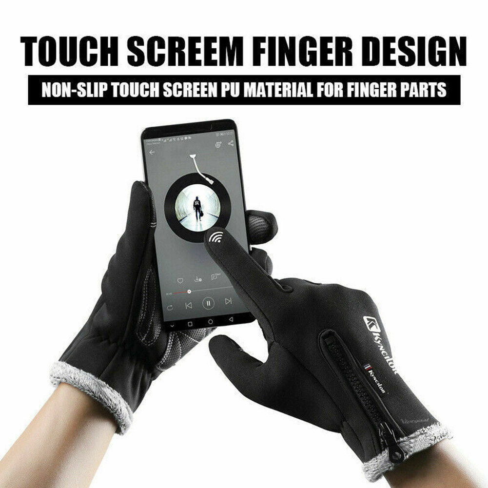 -30℉ Waterproof Windproof Touch Screen Warm Winter Gloves for Cold Weather Men - Image 5