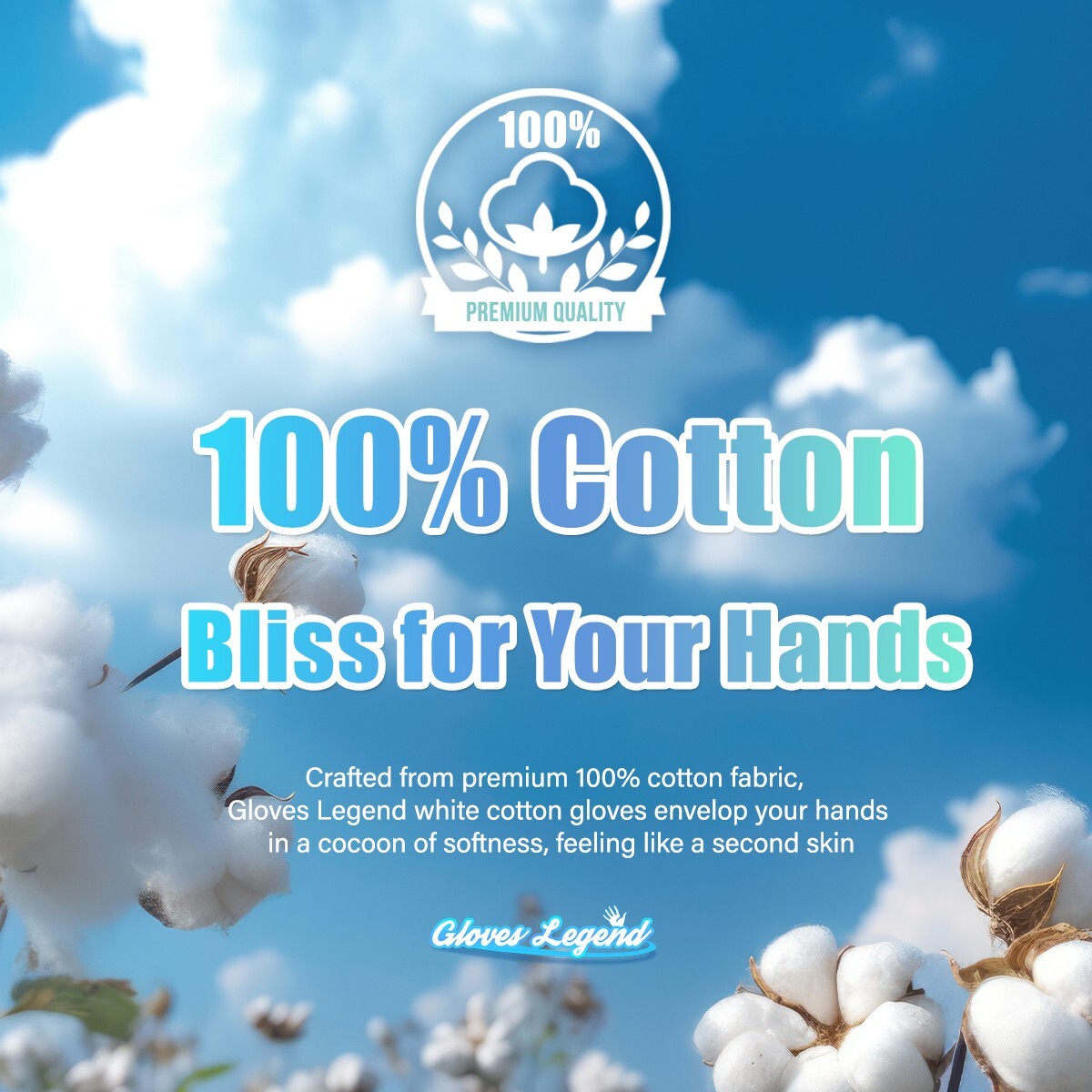 6 Pairs - Large - White Coin Jewelry Silver Inspection 100% Cotton Lisle Gloves - Image 3