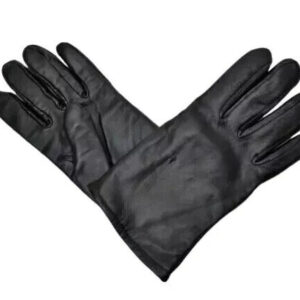 Black Sheepskin Officers Dress Gloves Poly/Wool Lined – New *mocinc1982*