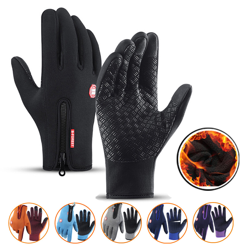 Thermal Windproof Waterproof Winter Gloves Touch Screen Warm Mittens Men Women - Image 2