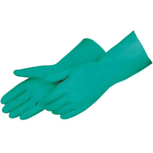 12 Unlined Reusable Kitchen House Cleaning Dishwashing Waterproof Nitrile Gloves