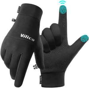 Winter Running Gloves Touch Screen Anti-Slip Thermal Gloves for Cycling Driving