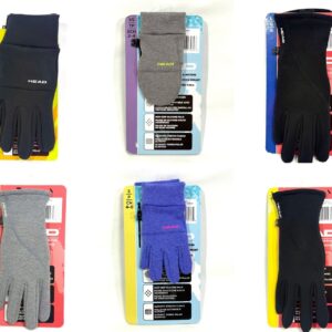 HEAD Touchscreen Gloves, Men's/Women's/Kid's (XS-XL) Various Colors