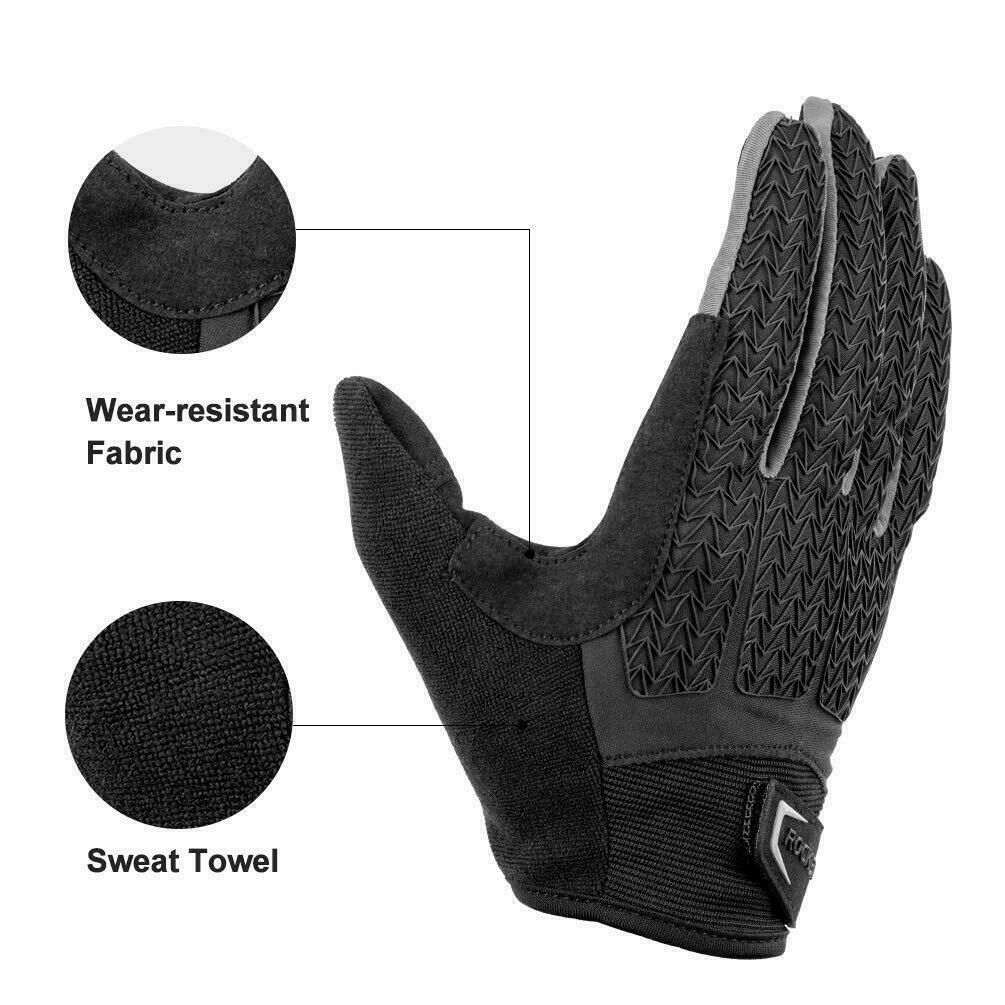 ROCKBROS Cycling Gloves Touch Screen Bike Gloves Thermal Warm Full Finger Glove - Image 5