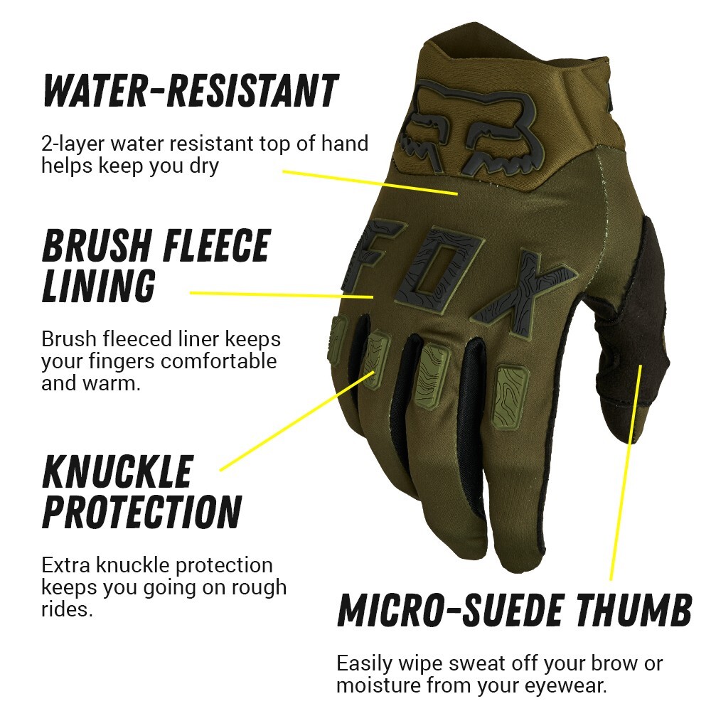 Fox Legion MTB Gloves Water-Resistant - Image 3