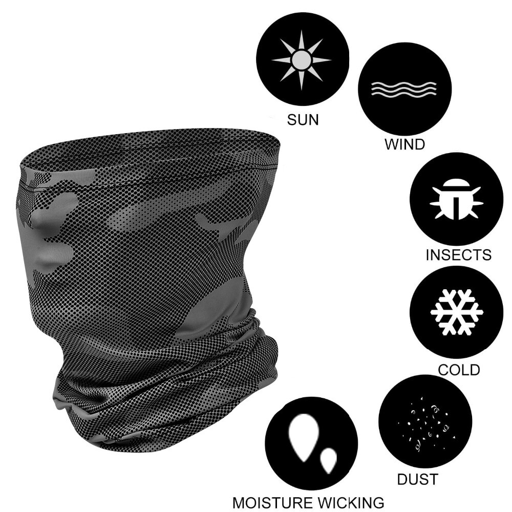 Hiking Balaclava Bandana Outdoor Face Mask Neck Gaiter Snood Scarves Headwear - Image 2