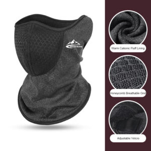 Winter Autumn Thermal Balaclaca Cycling Half Face Mask Shield Ear Cover Headwear