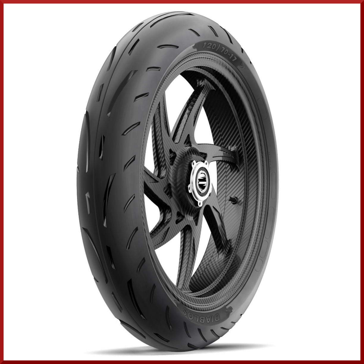 Roadmax Diablo Front 120/70-17 (75H) Motorcycle Tire for Honda Suzuki Harley etc