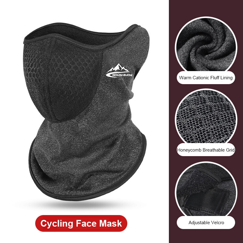 Winter Autumn Thermal Balaclaca Cycling Half Face Mask Shield Ear Cover Headwear - Image 5