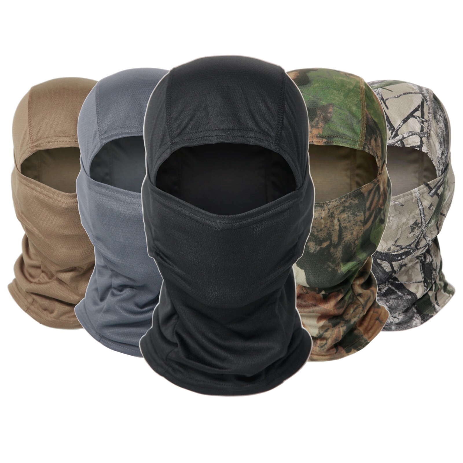 Tactical Balaclava Military Camouflage Face Mask Hunting Neck Tube Hood Headwear - Image 5
