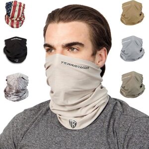 High Visibility Reflective Safety Face Clothing - Neck Gaiter, Bandana Dust Mask