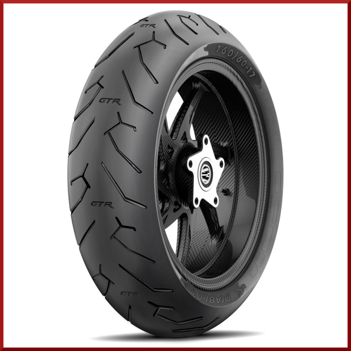 Roadmax Diablo Rear 160/60-17 (75H) Motorcycle Tire for Honda Yamaha Harley etc
