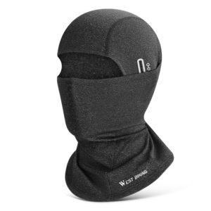 WEST BIKING Winter Sports Cap Hat Fleece Windproof Face Mask Balaclava Headwear