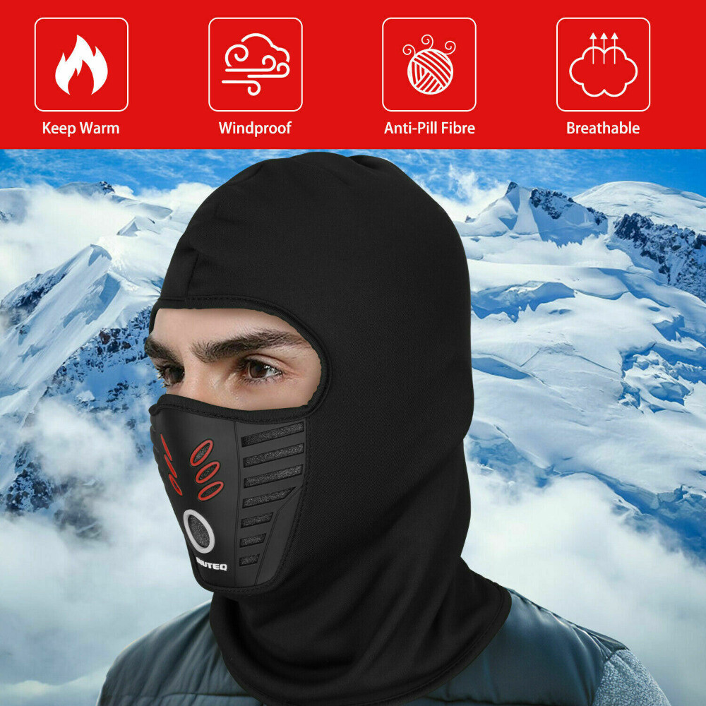 Winter Windproof Fleece Ski Mask Balaclava Headwear Motorcycle Thermal Face Mask - Image 3