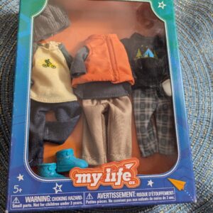 My Life as Mini Outdoorsy Boy Clothes Boxed Set of 3 Outfits For 7" Doll - *NEW*