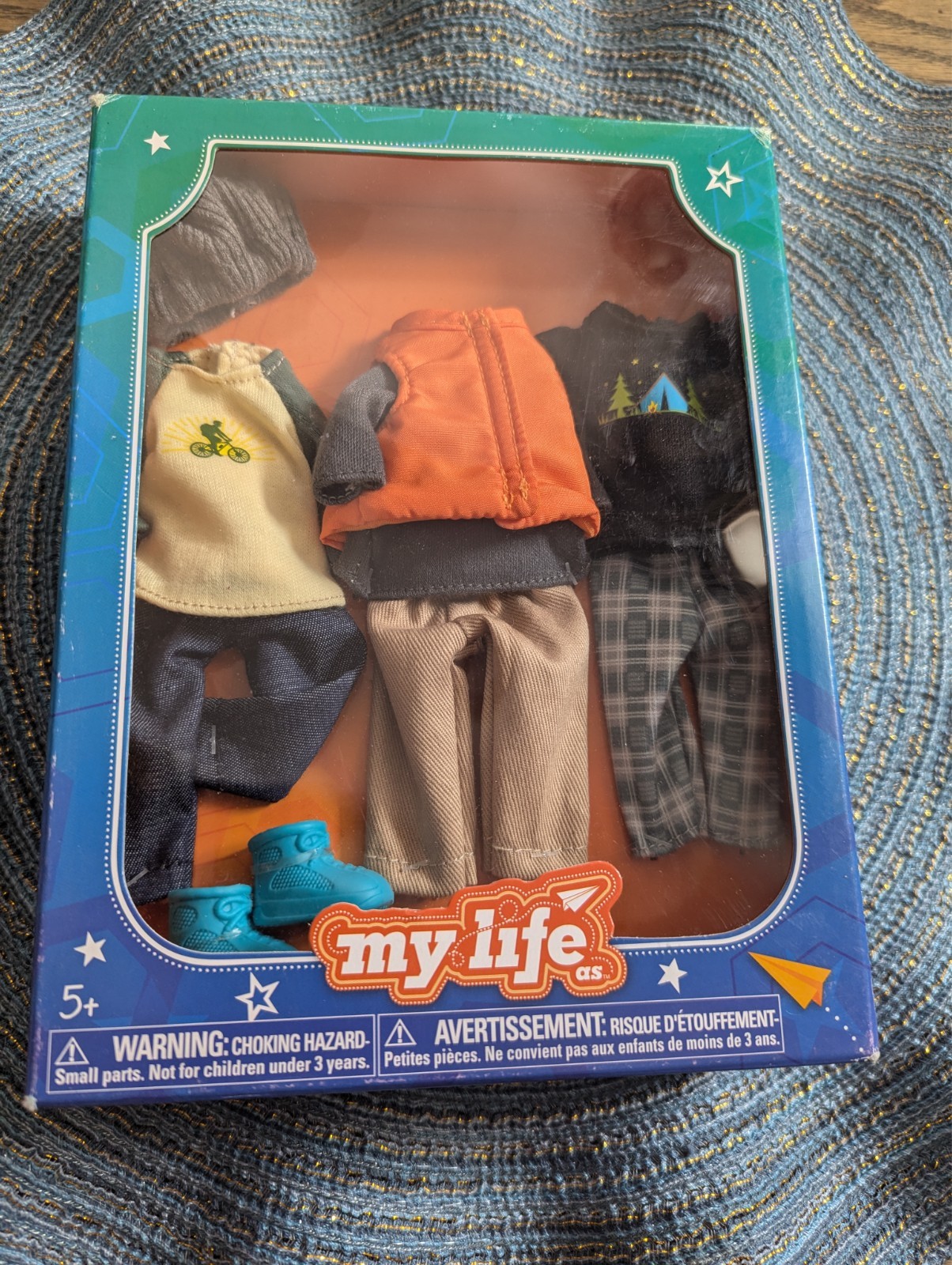 My Life as Mini Outdoorsy Boy Clothes Boxed Set of 3 Outfits For 7" Doll - *NEW*