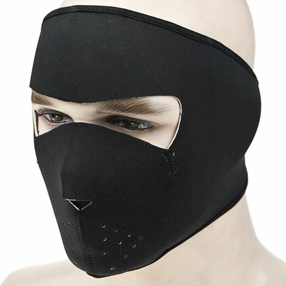 Neoprene Skull Halloween Mask Headwear Activities Full Face Cover Black Outdoor - Image 2