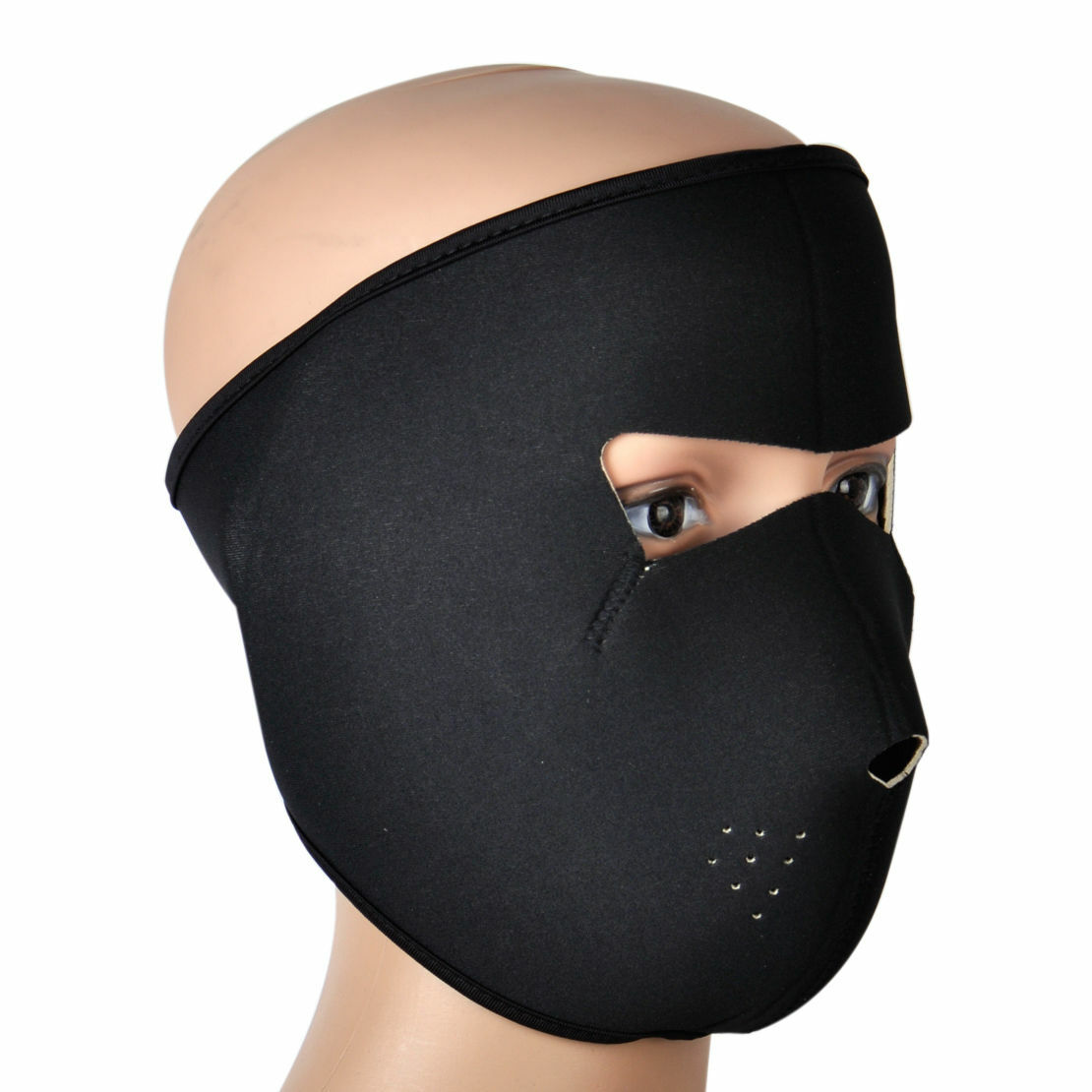 Neoprene Skull Halloween Mask Headwear Activities Full Face Cover Black Outdoor - Image 4