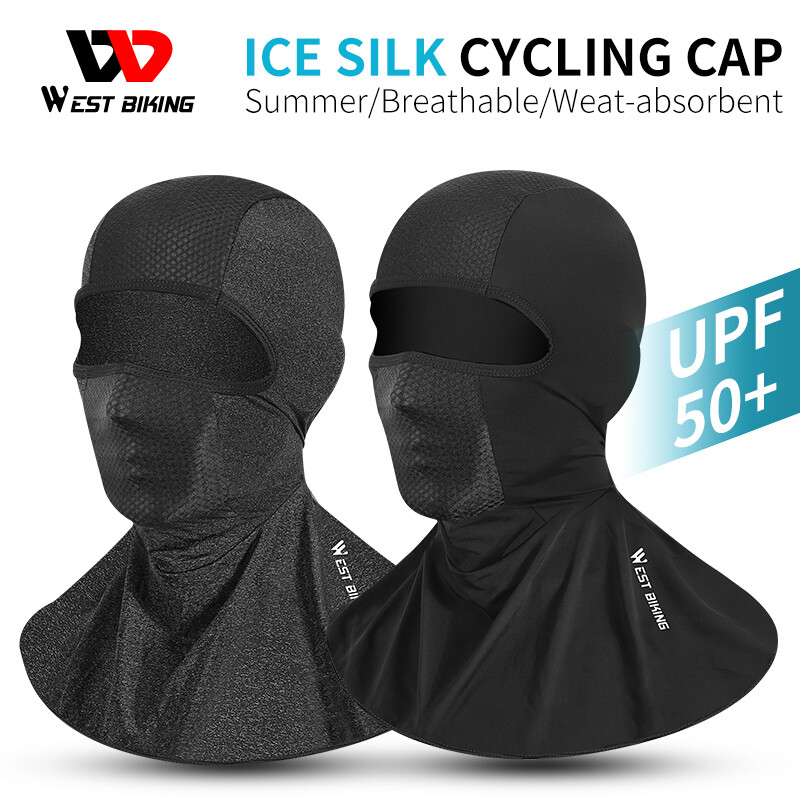 Motorcycle Balaclava Hood Headwear Ice Silk Hat Cycling Cap Face Mask Headgear - Image 2