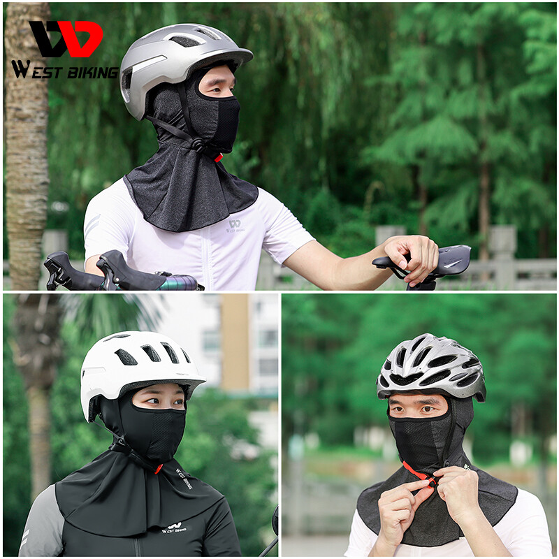 Motorcycle Balaclava Hood Headwear Ice Silk Hat Cycling Cap Face Mask Headgear - Image 4