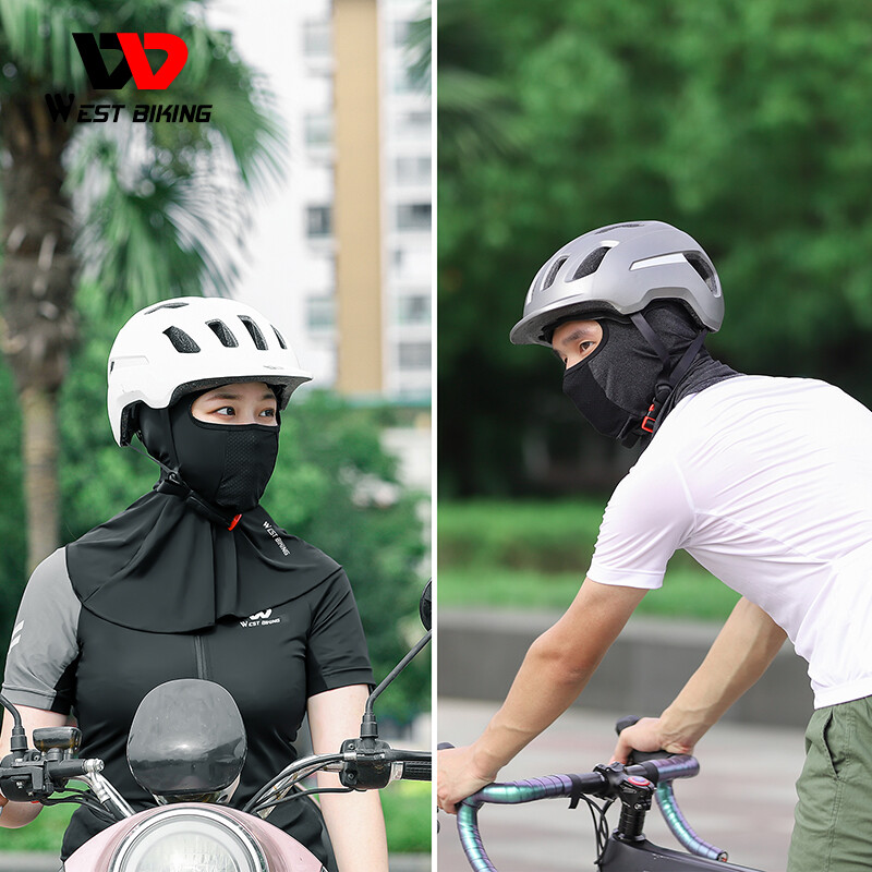 Motorcycle Balaclava Hood Headwear Ice Silk Hat Cycling Cap Face Mask Headgear - Image 5