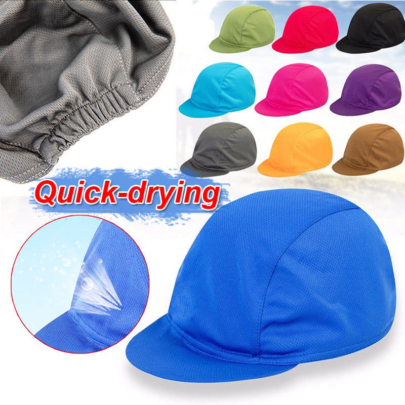 Bike Riding Bicycle Cycling Sport Elastic Hat Visor Cap Headwear Sweatband Adult - Image 2