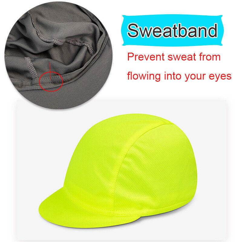 Bike Riding Bicycle Cycling Sport Elastic Hat Visor Cap Headwear Sweatband Adult - Image 5