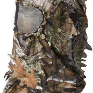 Ghillie Camouflage Leafy Hat 3D Full Face Mask Headwear Camo HunterAccessories