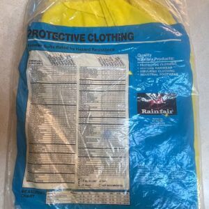 RAINFAIR FOUL WEATHER PROTECTIVE CLOTHING PPE JACKET & OVERALL XXL