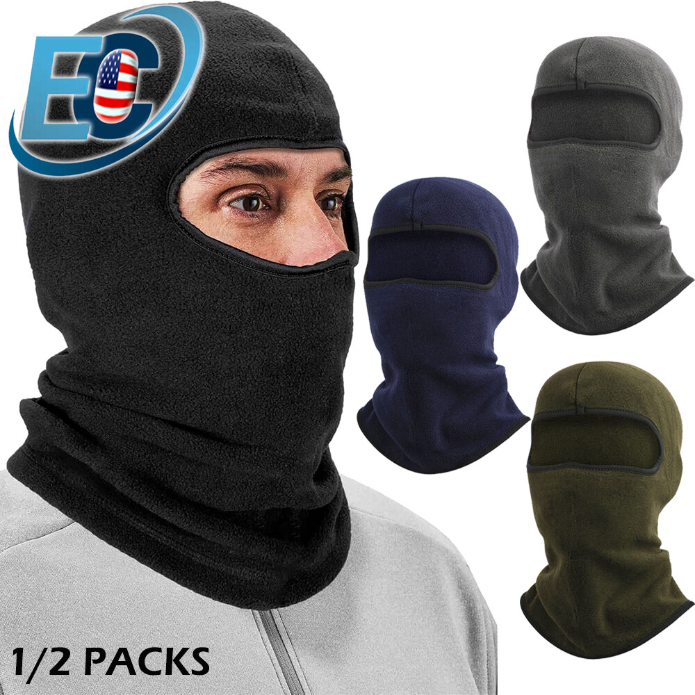 Winter Balaclava Ski Full Face Mask Windproof Fleece Neck Warm for Cold Weather