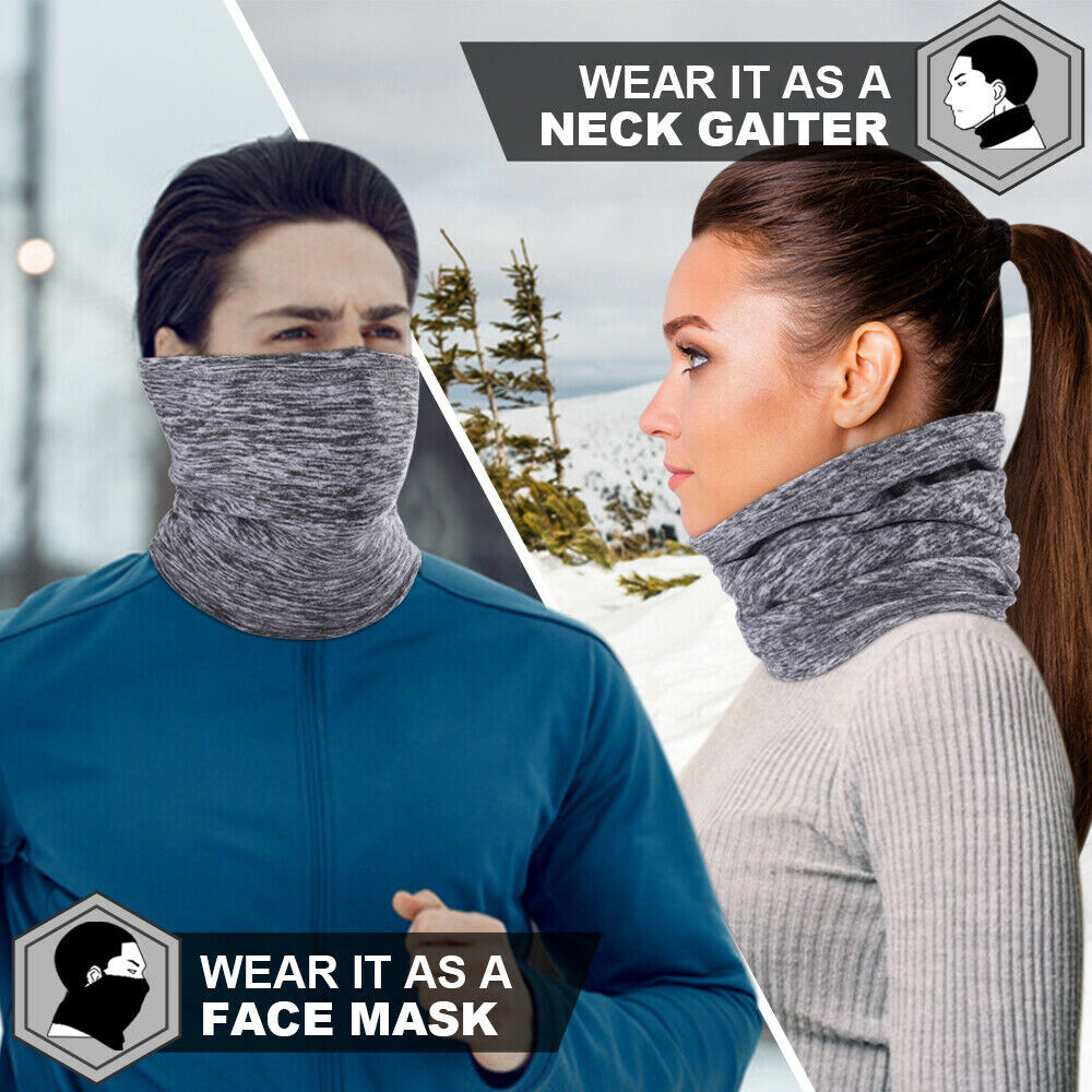 Winter Neck Warmer Gaiter Windproof Fleece Ski Face Mask Scarf for Cold Weather - Image 5