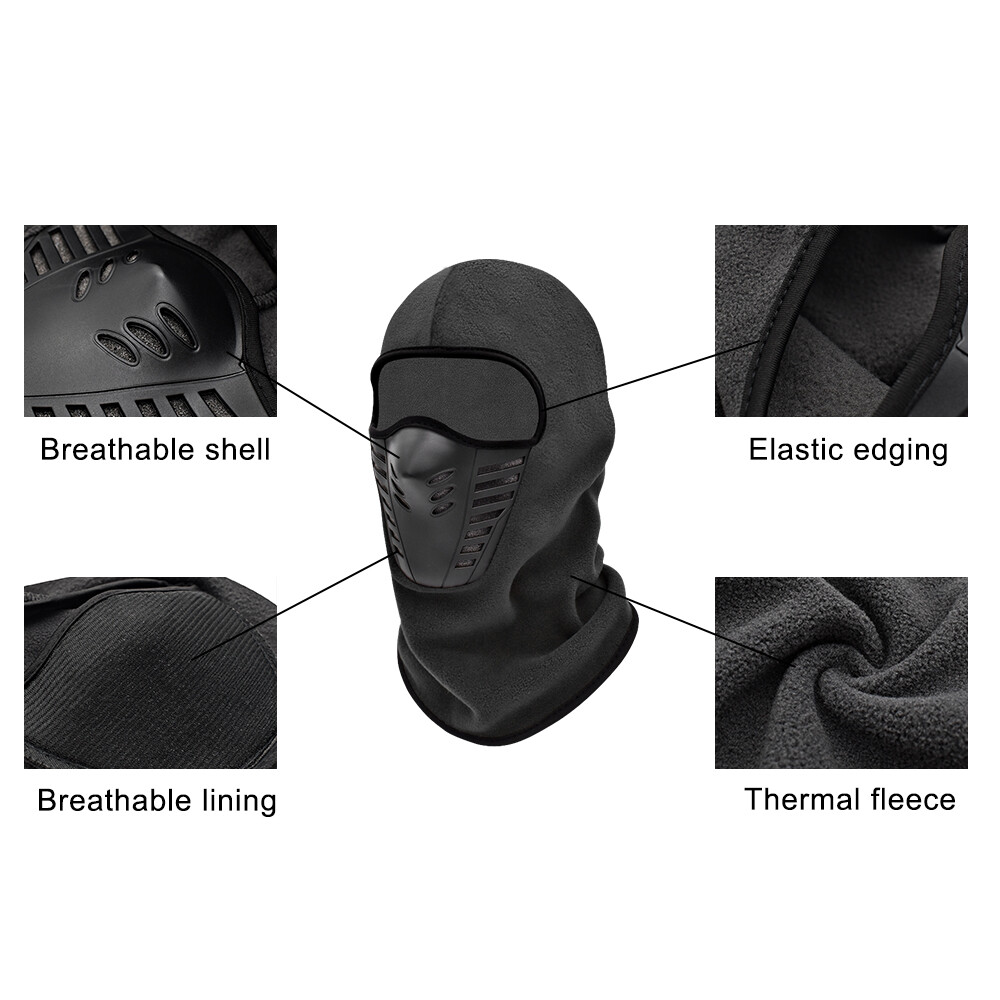 Balaclava Skiing Mask for Cold Weather Windproof Full Face Mask Fleece Snow Gear - Image 5