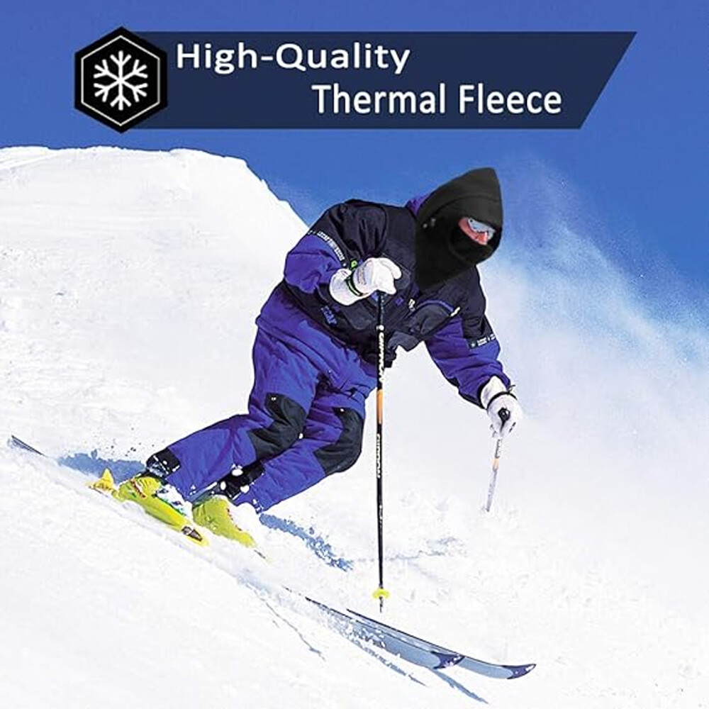 Winter Balaclava Ski Full Face Mask Windproof Fleece Neck Warm for Cold Weather - Image 5