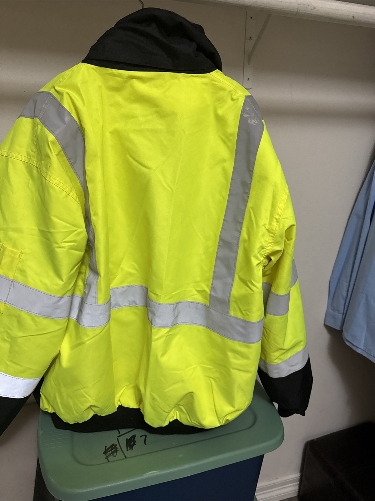 Protective Industrial Products Safety Jacket Mens Hooded Full Zip XL NWOT - Image 3