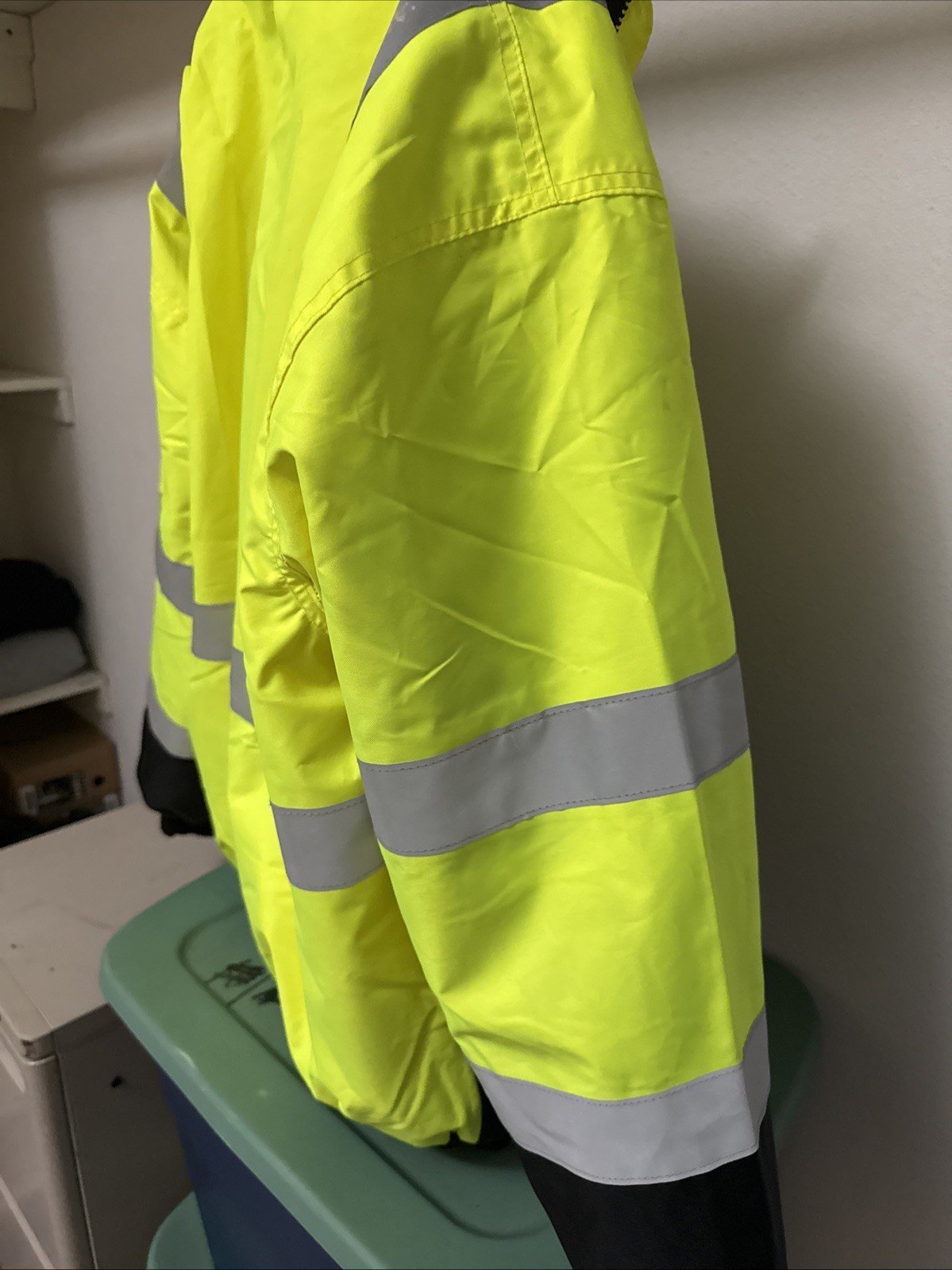 Protective Industrial Products Safety Jacket Mens Hooded Full Zip XL NWOT - Image 5
