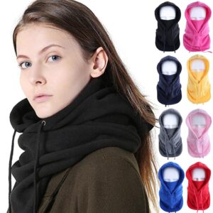 Windproof Fleece Neck Winter Warm Balaclava Ski Full Face Mask for Cold Weather
