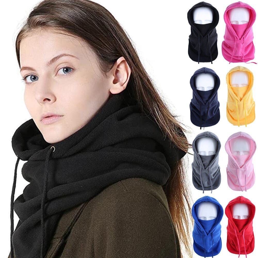 Windproof Fleece Neck Winter Warm Balaclava Ski Full Face Mask for Cold Weather