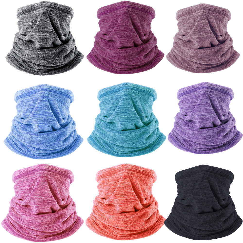 Winter Windproof Fleece Neck Warmer Gaiter Ski Face Mask Scarf for Cold Weather - Image 4