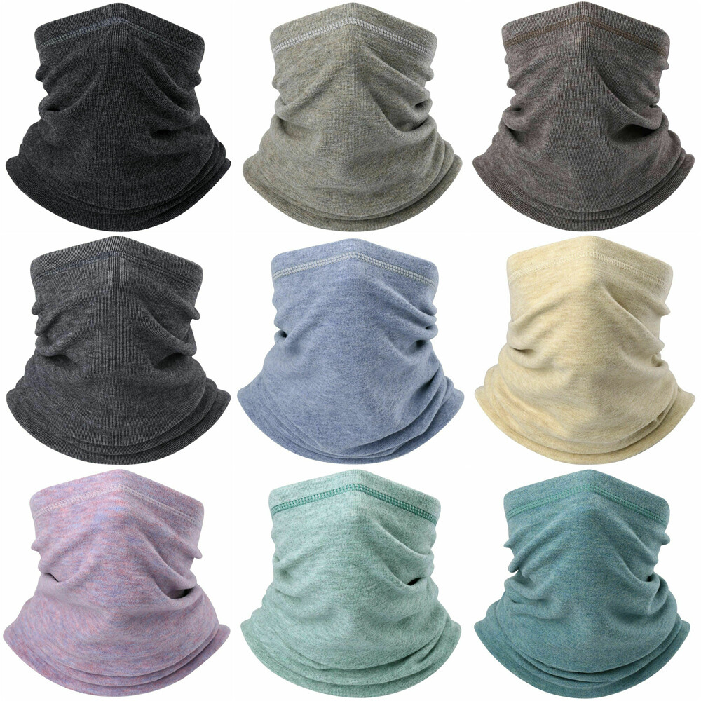 Winter Windproof Fleece Neck Warmer Gaiter Ski Face Mask Scarf for Cold Weather - Image 5