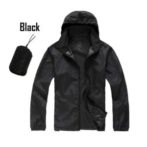 Camping Rain Jacket Men Women Waterproof Sun Protection Clothing Fishing Hunting
