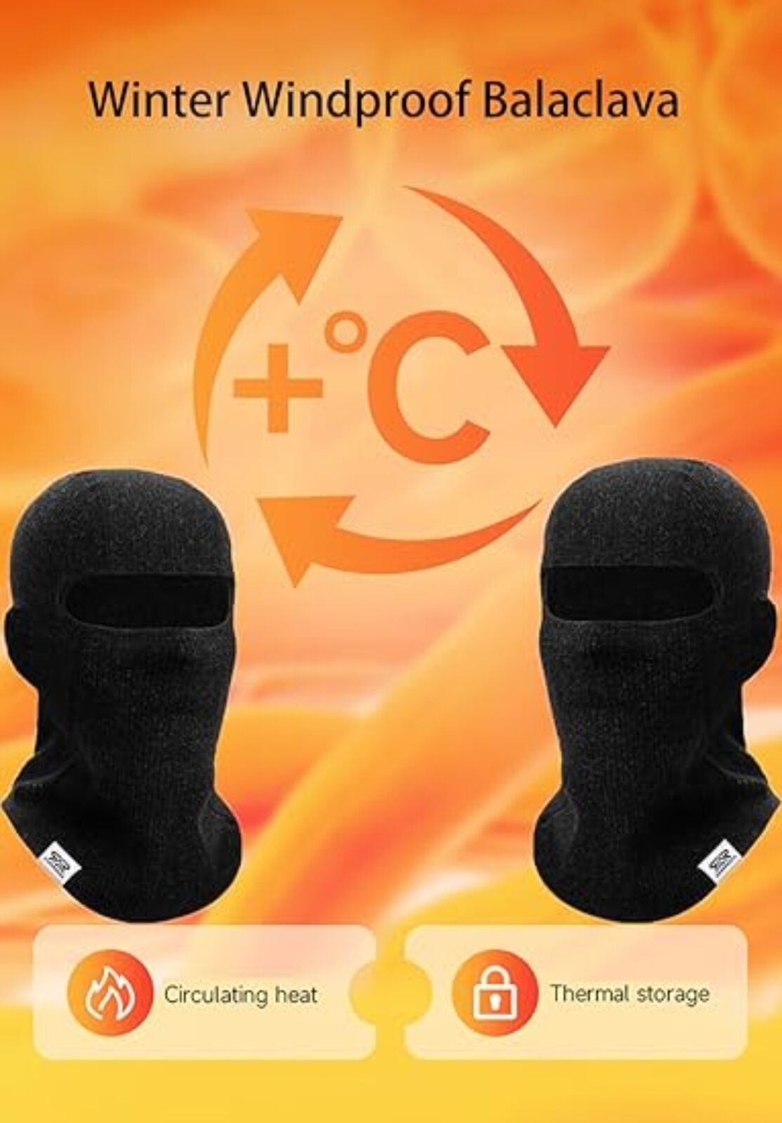 Winter Balaclava Ski Mask Full Face Cover for Cold Weather Men Women Gear Skiing - Image 4