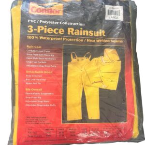 New Condor 3-PC RAINSUIT Heavy pvc Duty PVC Protective Gear XXX -LARGE