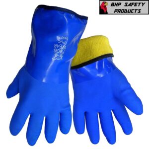 Insulated Waterproof Gloves Flexible PVC Cold Weather Work FrogWear 8490 1/Pair