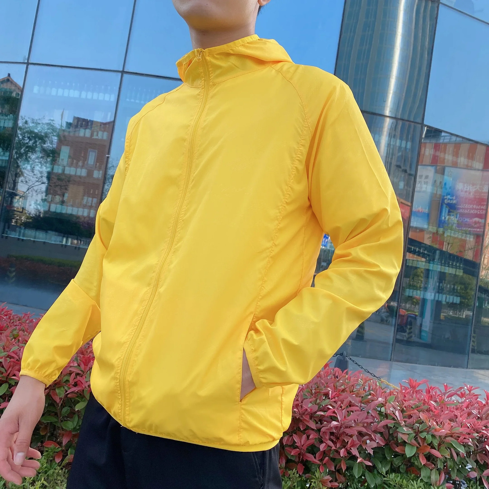 Casual Summer Hooded Jacket Men Women Sun Protection Clothing Hunting Clothes Qu - Image 2