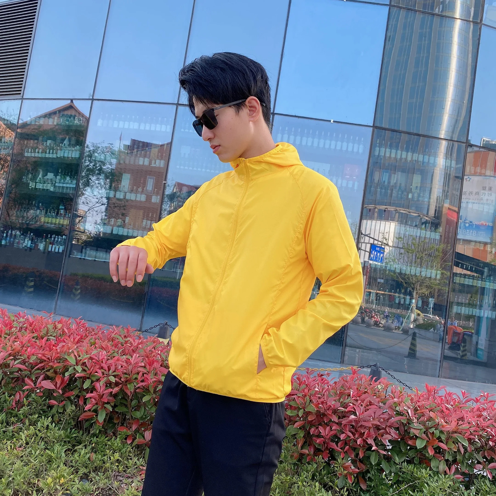 Casual Summer Hooded Jacket Men Women Sun Protection Clothing Hunting Clothes Qu - Image 3